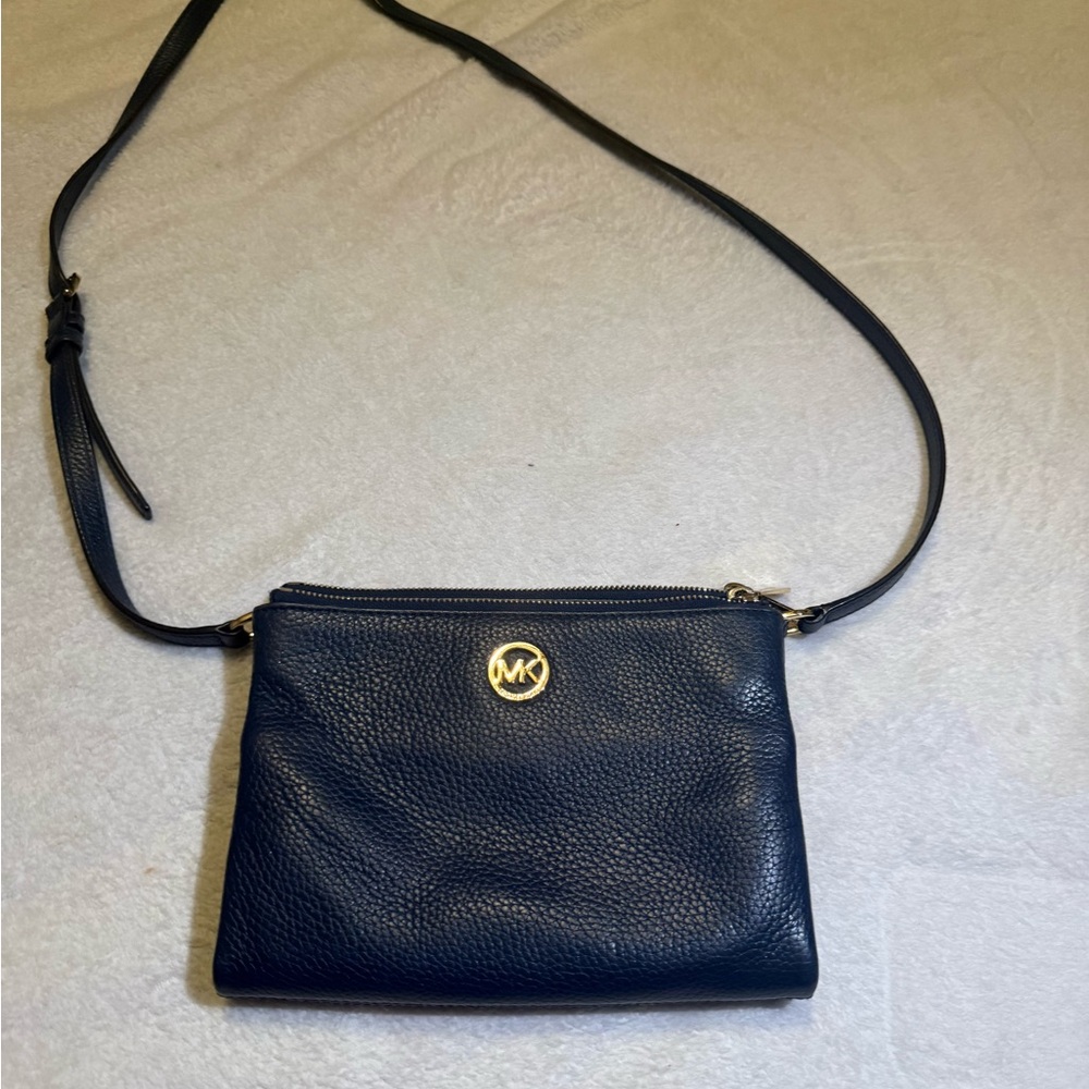Michael Kors Dark Blue Crossbody Bag